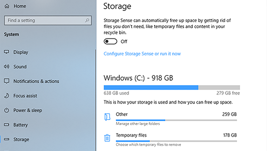 Learn how to check how much hard drive space is remaining on my Windows 10 machine. 